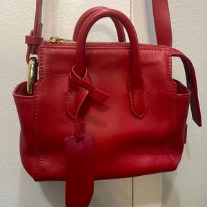 Tiny Jcrew red mini tote